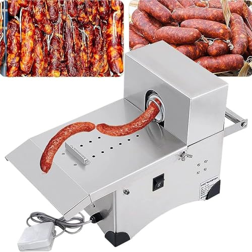 DPLXQPP Electric sausage knotting machine,200W automatic sausage knotting machine,commercial restaurant sausage knotting machine,maximum diameter 50m,sausage filling machine,220V