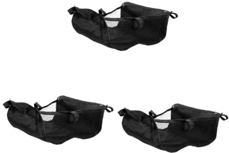 Abaodam 3stücke Babywagen Aufbewahrungskorb Praktische Organizer-tasche Für Unterboden Leicht Und Tragbar Für Windeltaschen Und Einkäufe Für Kinderwagen Und Buggy