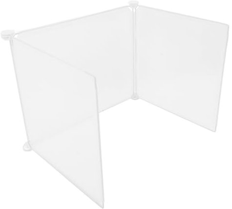 STOBOK Transparente Tischtrennwand Für Schüler Faltbare Sichtschutz-trennwand Für Büros Klassenzimmer Und Essbereiche