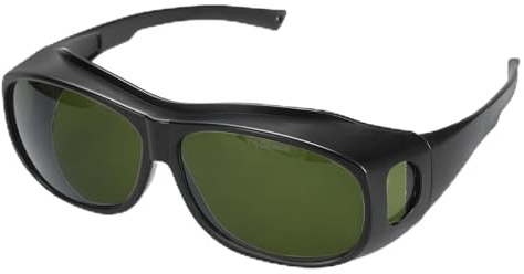 QUARKZMAN Gafas de seguridad para soldadura IR Sombra 5 Verde PPE Gafas protectoras a prueba de luz Envoltura alrededor de la lente Ligero Protección ocular