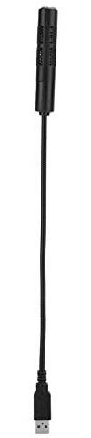 Ausla Microphone USB pour PC avec Suppression du Bruit à 360 Degrés, Micro USB Plug and Play pour Conférence d'enregistrement de Jeu, Haute sensibilité 47 DB ± 4 DB, Distance Effective de 2 M (M-588)