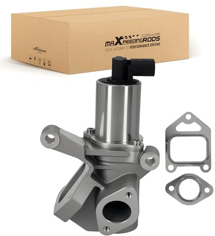 maXpeedingrods Válvula de retorno de escape AGR para S.sangyong Actyon Sports, Kyron, Rexton 2.0-2.7L Diesel (2006-2020) 6651400560, A6651400560, 6651400660, A6651400660