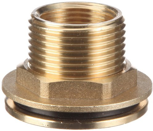 Puteus GmbH 34903-E Regentonnendurchführung, 1x3/4, Messing