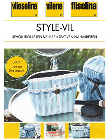 Vlieseline Style M mit Leichter Stoff, synthetische Fasern, weiß, 15 m x 75 cm