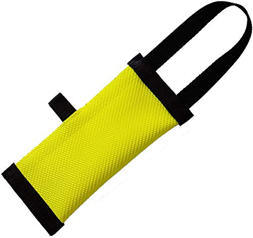 Dog24 Hunde-Futterdummy/Trainingsdummy/Feuerwehrschlauch/Apportier-Tasche für Leckerlies und Hundesnacks/Futterbeutel/Leckerlie-Beutel/schwimmfähig/Preydummy/Snack Dummy (XS (15cm))