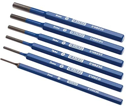 Expert – Durchtreiber Set 6 teilig 2 bis 8 mm