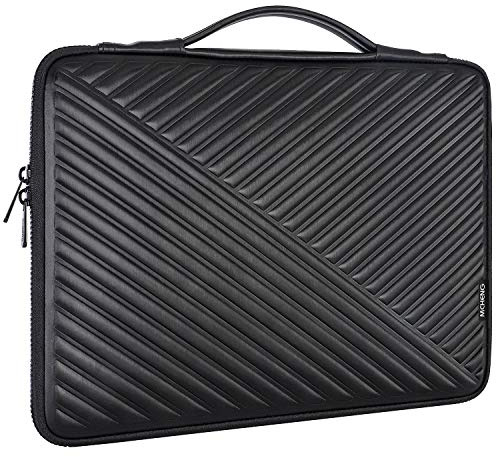 MCHENG Wasserdicht Laptoptasche 15-15.6 Zoll Notebook Schutzhülle Schutzabdeckung Hülle Tasche mit Tragegriffe für 15 Microsoft Surface Book / 15,6 Fujitsu LIFEBOOK A512 NG/Acer/Dell, Schwarz