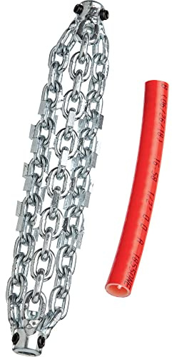 Ridgid 64318 K9-204 Flexshaft Klopfer, 5/16 Zoll Kabel, 10,2 cm Rohr, 3 Ketten, Hartmetallspitze