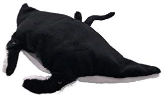 Onwomania Plüschtier Kuscheltier Stoff Tier Mantrarochen Teufelsrochen 26 cm