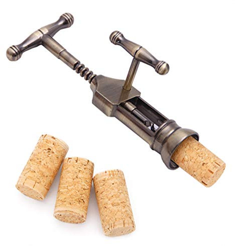 Feixiangge Cavatappi in lega di zinco vintage apribottiglie portatile cavatappi bottiglia di vino apribottiglie Bar strumenti apribottiglie vino stile vintage