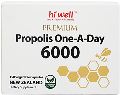 Hi Well Premium Propolis 6000 Flavonoid 120mg 150Capsules