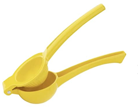 Royal Cuisine Lemon Squeezer, Premium Quality Manual Citrus Press, Easily Clean Bowl Hand Juicer for Squeeze Lemons, Limes & Citrus – (Large, Yellow)