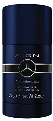 Déodorant Stick Mercedes-Benz Sign - Déodorant Sans Alcool pour Hommes - 75 g - Fraîcheur Tout au Long de la Journée