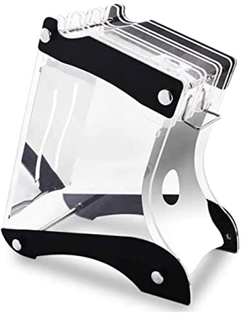 ZAEGO Bloc Couteaux Universel Fente Clair Couteau Bloc Cuisine Porte-Couteau Organisateur Support Couteau Dock Support pour Accessoires De Rangement De Cuisine Porte Couteau Vide