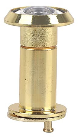 Lwuey Spioncino per Porta, Lente Superangolare per Porte d'ingresso Interne ed Esterne Dimensioni Diametro 16 mm Spessore della Porta 35 a 60 mm Grandangolare 200° Sicurezza Casa Ufficio Hotel