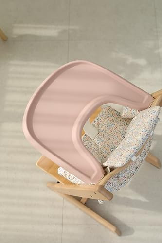 Gembebe Stokke Tripp Trapp Hochstuhl-Tischset mit vollständiger Abdeckung, Silikon, leicht, spülmaschinenfest, leicht zu reinigen, Babyrosa