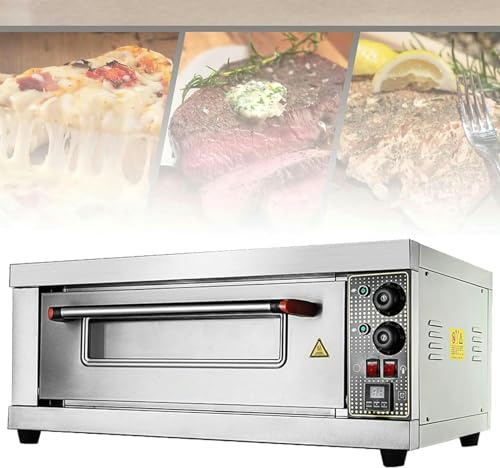 GFXYQPDNV Cuisinière À Pizza Électrique Commerciale 3200w, Cuisinière À Pizza Portative Extérieure, 50-400 ° C en Acier Inoxydable Appetite Four De Cuisson, pour La Maison Restaurant