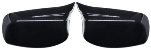 Rückspiegel Abdeckung 2PCS Für E60 E61 E63 E64 2004 2005 2006 2007 Schwarz Glänzend Flügel Rückspiegel Abdeckung Kappen Spiegelkappen