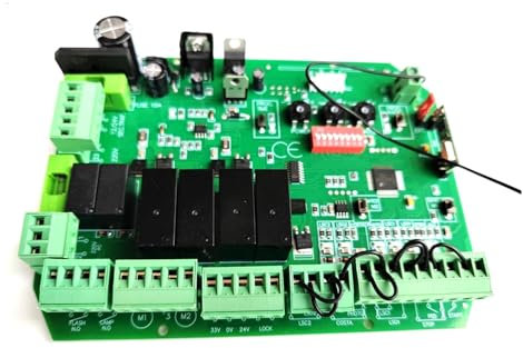 Schiebetoröffner Nur 12 VDC Ersatz-Steuerplatine for automatische Drehtore, elektronische Kartensteuerung Mehrfacher Schutz und Sicherheit(Kit 4)