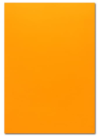 100 DIN A4 Bastelkarton - Mango (Orange) - 225 g/m² - 21 x 29,7 cm - Ton-Papier Fotokarton Bastel-Papier Ton-Karton - FarbenFroh