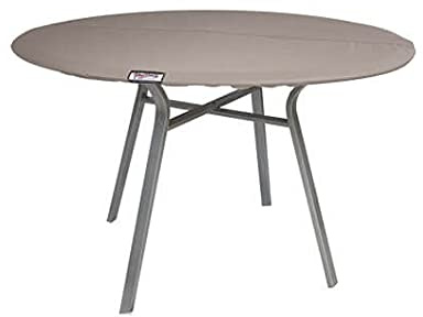 Raffles Covers Schutzhaube für eine runde Tischplatte Ø 140 cm | Atmungsaktiv | Wasserdicht | UV - beständig | Doppelt genähte, PU-versiegelte Naht | Elastischer Kordelzug |
