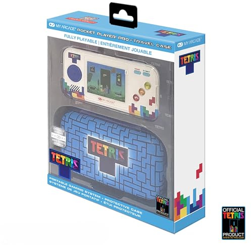 My Arcade DGUNL-7147 Tetris Pocket Player Pro - Sistema de Juego portátil con Estuche de Transporte