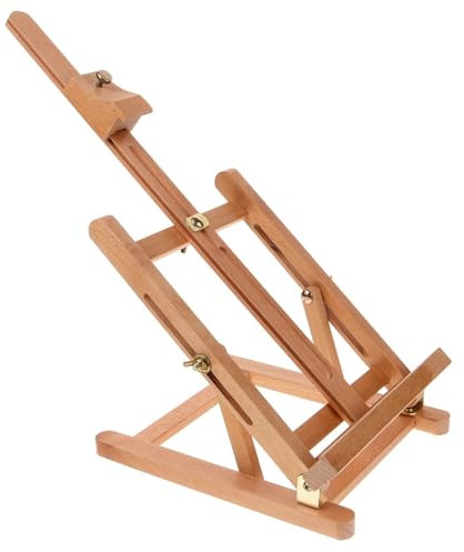 XUWEWI Caballete De Arte Caballete Soporte for Señal Piso Adultos Pintura Mesa Trípode Estación Aula Mostrando Haya Roja para Pintura