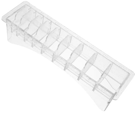 FONDOTIN Haarschneidekamm Aufsatz Organizer Box Fächer Aufbewahrungskasten aus Kunststoff Kompatibel mit Haarschneidemaschinen Praktischer Friseur Salon Halter für Limit Kämme