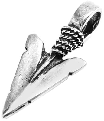 Windalf Wikinger Pfeilspitze Amulett Anhänger Vintage Geschenk 925 Silber
