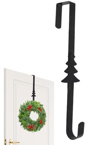Generisch Türhaken für Kränze | Festliche Deko Für Feiern,Türdekoration Halter Für Willkommensschild Haus Büro Deko Weihnachten Ostern Herbst Halloween Frühling
