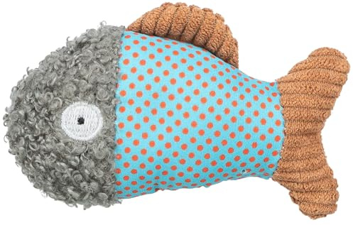 Trixie weiches Katzenspielzeug Fisch, Plüschtier für Katzen – 9 cm | Weiches Spielzeug zum Spielen und Toben – fördert den Spieltrieb und sorgt für abwechslungsreiche Beschäftigung