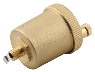 FACAIIO Automatisches Entlüftungsventil 1 8 Zoll, Messing Hydronisches Entlüftungsventil für Warmwasserheizkörper, Max 10 bar, 110 °C