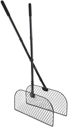Rastrelli per , Raccoglitore con Manico Lungo Antiscivolo Ampio - Rastrello per Foglie Leggero per Cortile, per Cortile Esterno Patio Rimozione Detriti Giardinaggio