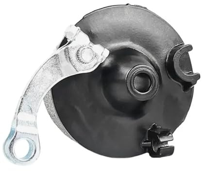 DGOINGPI Bike Brake Drum R58D Drum Brake Assembly For Bikes Front Drum Brake With Brake Shoes Metal Construction Enhanced Safety Bicycles Rear Brake Drum(Black)