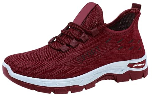 Sneakers Mujer, Los Zapatos ortopédicos Deportivos de Verano Tienen Tejidos Transpirables Ligeros y Son adecuados para Caminar., playeros Deportivos Mujer, Deportivas Blancas, Zapatillas sin Cordones