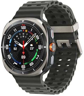 Samsung Galaxy Watch Ultra Smartwatch Galaxy AI, Resistenza estrema, Batteria a lunga durata, Sirena di emergenza, LTE, Cassa in titanio 47mm Titanium Silver (Ricondizionato)