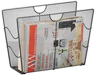 Zeller 17742 Zeitungsständer, Mesh / 39 x 17.5 x 27, anthrazit, 1 - pack