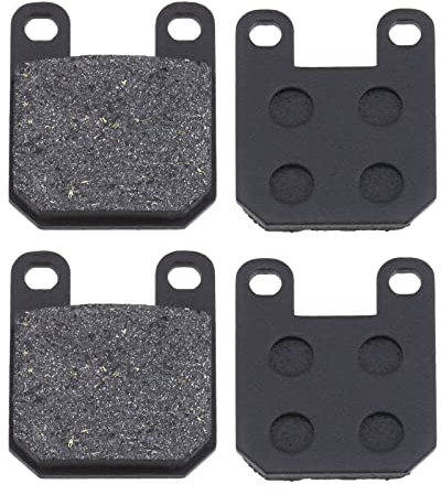 ECSiNG 2 Pares de Pastillas de Freno Compatible con Peugeot Speedfight 2 Jetforce C Tech Elyseo 50 Ruedas Delanteras Y Traseras de Motocicleta Eléctrica 45x35mm 25mm Diámetro del Orificio