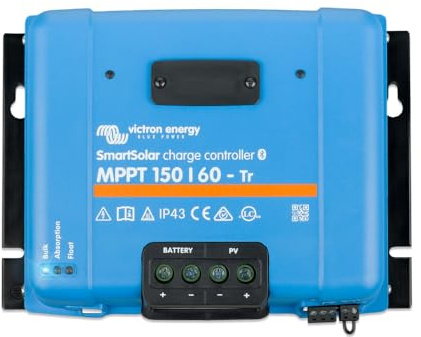 Victron Energy SmartSolar MPPT TR 150V 60 amp 12/24/36/48-Volt Contrôleur de Charge Solaire (Bluetooth)