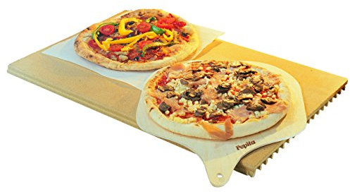 Pierre à friction Géante pour four à pizza pour BBQ Pepita avec pelle et recettes