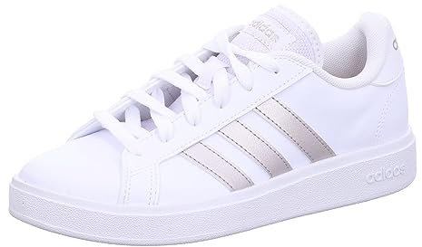adidas Damen Grand Court TD Lifestyle Court Casual Shoes, Cloud White / Platinum / Cloud White, 36 2/3 EU