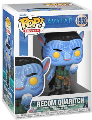 Funko Pop! Movies: Avatar: The Way of Water - Recom Quaritch - Vinyl-Sammelfigur - Geschenkidee - Offizielle Handelswaren - Spielzeug Für Kinder und Erwachsene - Movies Fans - Modellfigur Für Sammler