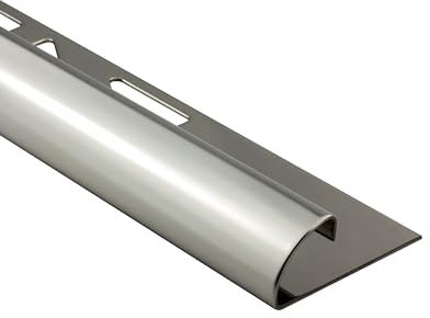 40x Viertelkreis Profil Edelstahlschiene Fliesenprofil Fliesenschiene Edelstahl V2A L250cm 10mm glänzend