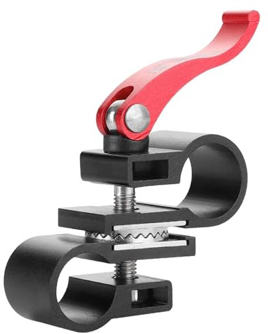 Umbrella Clip Umbrella Holder Fishing Umbrella Bracket Adjustable Deck Umbrella Clamp Umbrella Clamp for Patio Leisure Chair, 25mm 25mm black