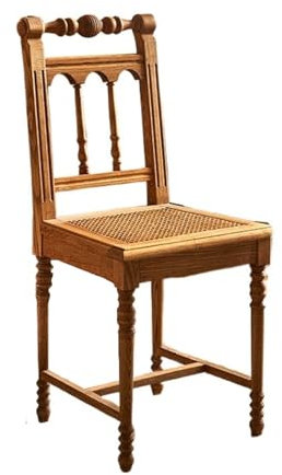 Huangj-0527 Rattanstuhl Gartenstühle Rattan-Esszimmerstühle, Rattan-Dekostuhl, Terrassenstuhl, Esszimmerstühle for Küche/Konferenz/Restaurant/Wohnzimmer für Garten， Terrasse， Balkon