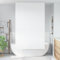 qohoio 4014937 Shower Roller Blind 120x240 cm Fabric Width 116 cm,Waterproof Wet Room Bathroom Heavy Duty Shower Curtain,Anti Mould Mildew Resistant,Washable and Easy Dry