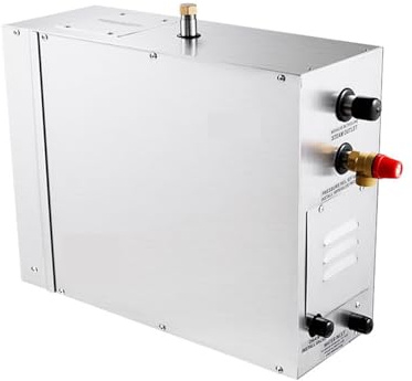 JHXHFJXZ Indoor Sauna Steam Equipment Stainless Steel Electric Heating Steam Generator With Water Shortage and Overheating Protection(6KW)