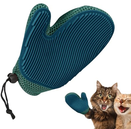 Handschuh zur Hundepflege – Handschuhe zur Entfernung von Katzen | sanfte Massage und Pflege für Welpen und Kleintiere