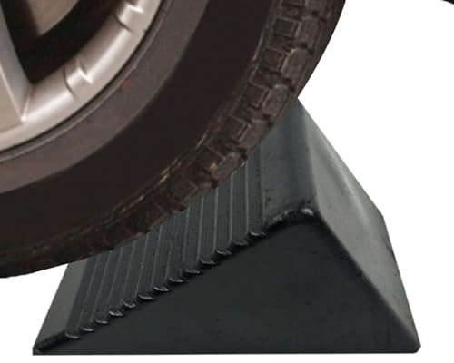 Flkiglm Cuñas de rueda para caravanas y remolques | cuñas antideslizantes para neumáticos para autocaravanas - Almohadillas de apoyo estables para estacionamiento, camping, viajes, coche