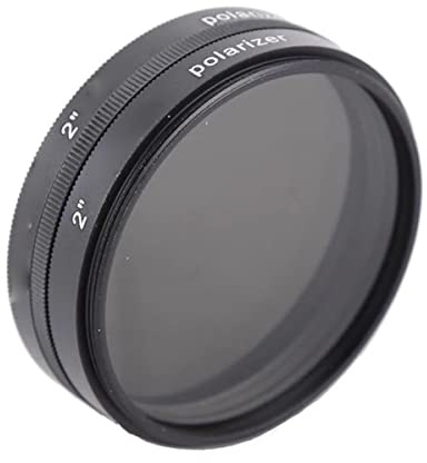 Accesorios para telescopios Filtro polarizador de 1,25/2 Pulgadas for Lente polarizadora Variable de telescopio astronómico(2 Inch)